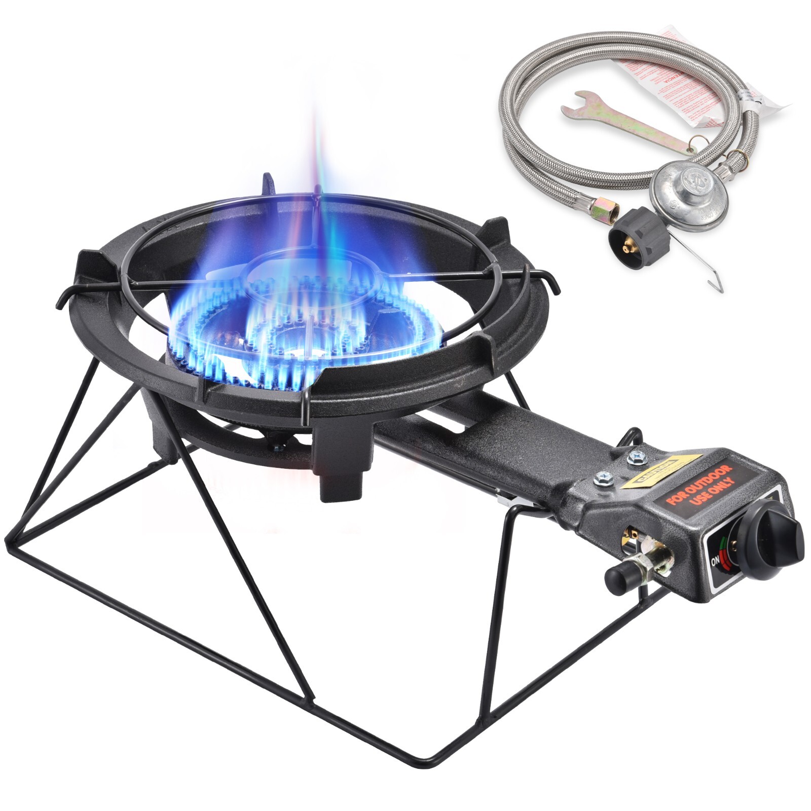 30,000 BTU Camping Outdoor Propane Burner Gas Stove Wok Cooker Vocabulary Today