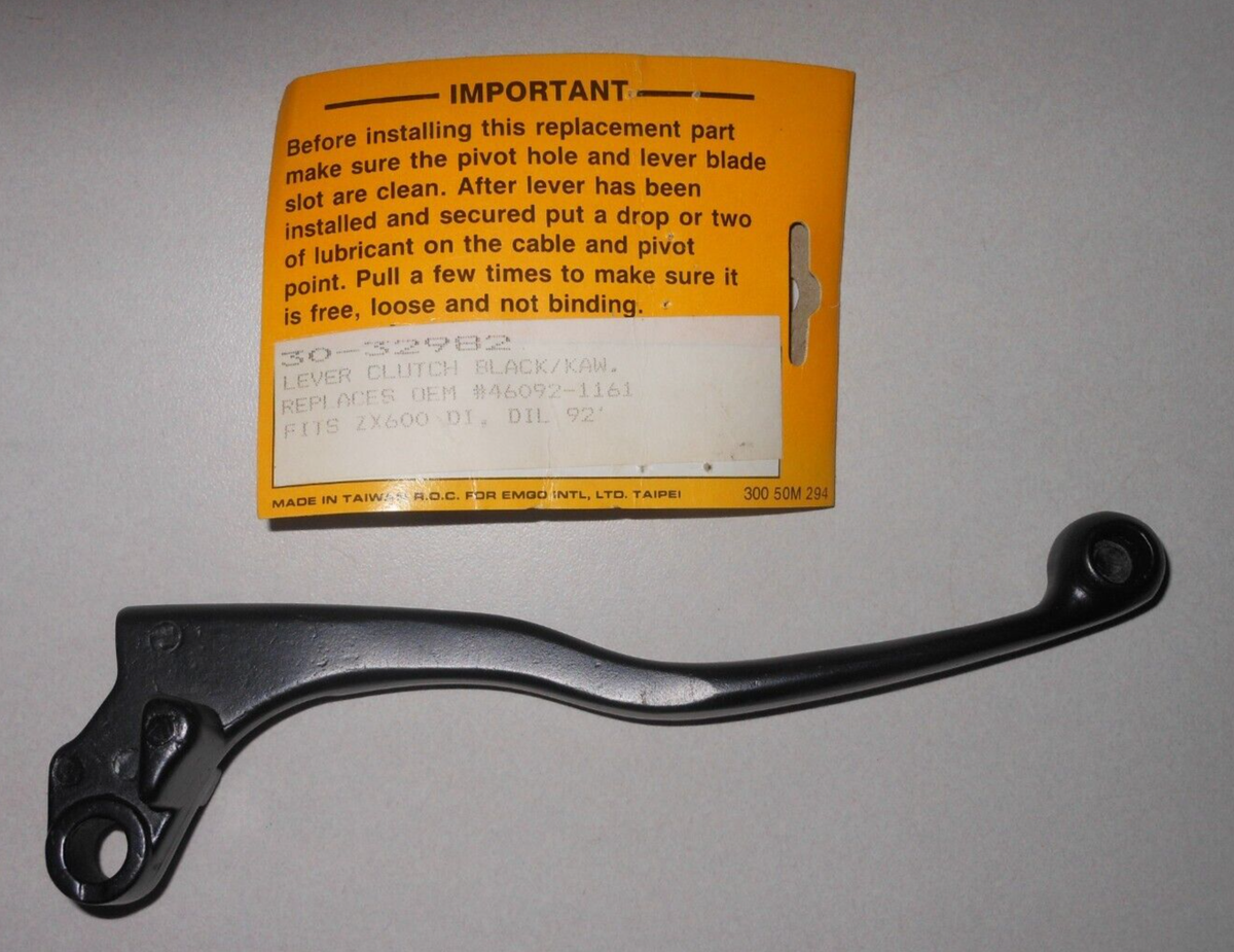 NOS Emgo Clutch Lever Fits: Kawasaki 1992 ZX600 30-32982 | eBay