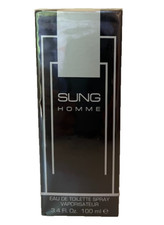 Sung Homme By Alfred Sung Men 3.4fl. oz /100 ml Eau De Toilette Spray NIB Sealed