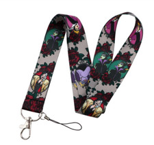 Maleficent Ursula Evil Wicked Queen Cruella de Vil ID Badge Holder Lanyard