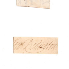 George Bubb Dodington (1691-1762) Signed Clip /Autographed Brit Politician & Spy