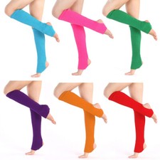 Womens Yoga Socks Girls Knitted Leg Warmers Boot Socks Body Cover For Gym Dance  