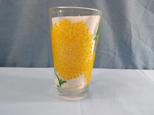 Boscul Peanut Butter Glass Tumbler Yellow Calendula - Yellow Name At Bottom #94