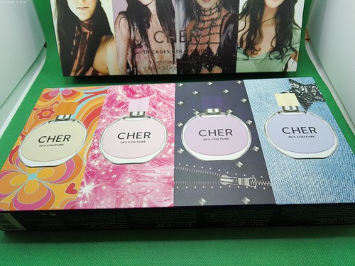 Cher decades collection perfume 1.0 fl oz set 4 60s-90s NOS sealed Scent Beauty - Picture 3 of 3