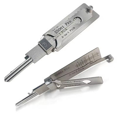 Stainless Steel Key Decoder SS001 O-ring Pickup Kit Hook Tool Pickup Hand Tool