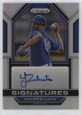 2023 Panini Prizm Signatures Silver Prizm Yosver Zulueta #SIG-YZ Auto 1k9t