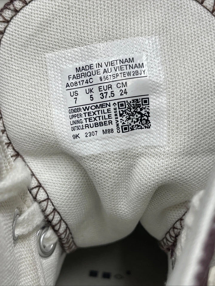 Zapatos Converse para mujer A08174C CTAS Lift Platform Evolution talla 7 marrón SP EXC Foto 3 de 4