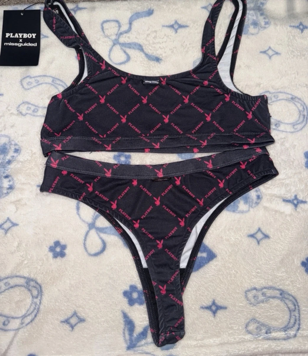 Playboy Women's Exclusive Juniors Ladies Bunny Print