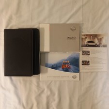 NISSAN MICRA OWNERS MANUAL HANDBOOK & WALLET DRIVER GUIDE PACK 2003-2010