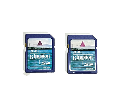   2 Pack x Kingston 2GB SD CARD Class 2 Camera Memory Nikon D50 CANON FUJIFILM