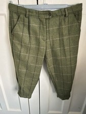 Culotte/culotte femme RYDALE vert à carreaux laine mélangée UK 10