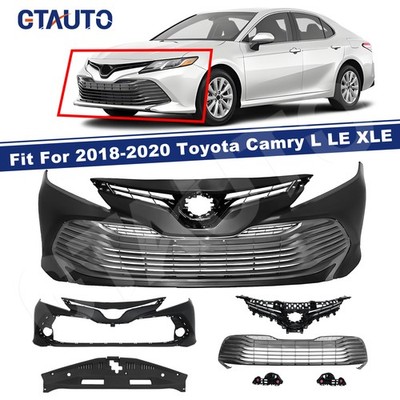For 2018-2020 Toyota Camry L LE XLE Front Bumper Cover Grilles Radiator Cover