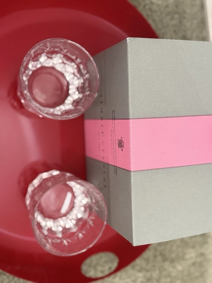 NIB Stuart Crystal Whisky Glass Tumbler Set of 2 - Image 3 of 4