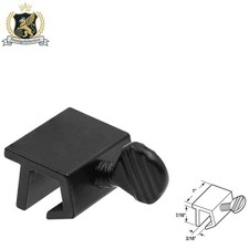 4 Pack Matte Black Sliding Window Security Locks Durable Weather Resistant