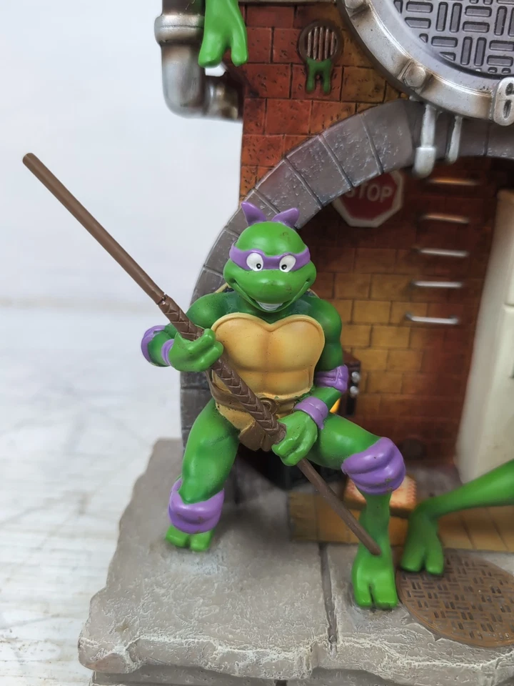 Reloj de cuco raro Bradford Exchange 2017 Teenage Mutant Ninja Turtles - Funciona Foto 2 de 4