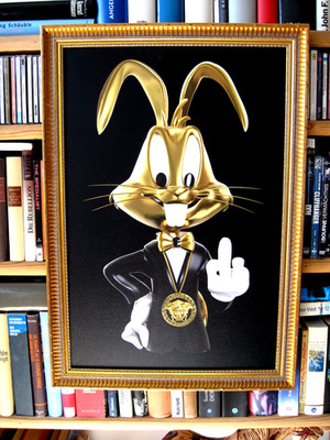 Wandbild ''Bugs Bunny'' im edlen Rahmen