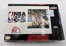 NBA Live 95 Super Nintendo Entertainment System SNES Complete Tested Works 
