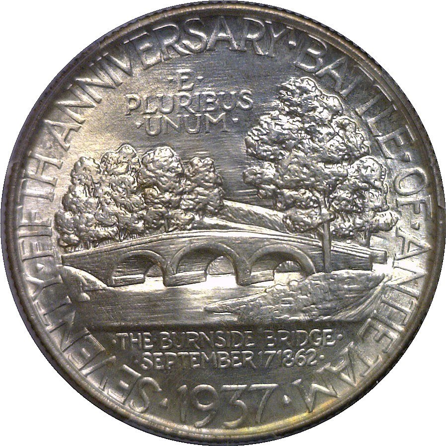 1937 Antietam Commemorative Half Dollar PCGS MS-66 CAC | eBay