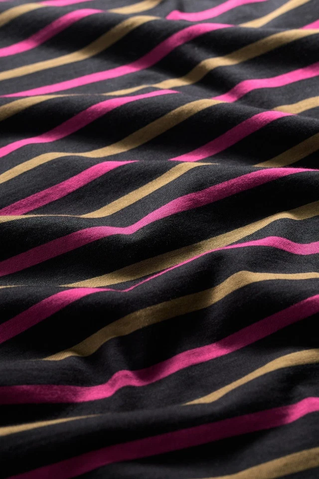 Seasalt Women's Regular Sailor Shirt Jersey Duet Breton Onyx Rich Olive - Image 4 of 4