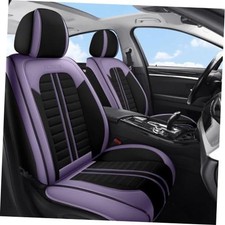 Waterproof Seat Covers Full Set Purple Black SportyStyle Universal Purple black