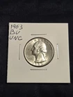 1963 Washington Quarter BU Uncirculated Mint State 90% Silver 25c US Coin