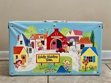 Vintage 1960s Mattel Doll Town Playset Case Made in USA Collector Toy