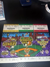 2006 MLB ALLSTAR WEEKEND COMPLETE TICKET SET Near MINT Or Better