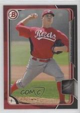 2015 Bowman Prospects Black-Red Nick Travieso #BP82 fm0