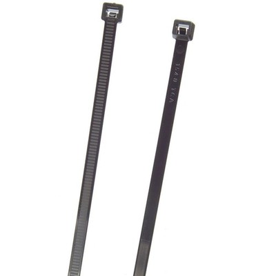 Grote 83-6119 Standard Tie, Black, 36, 175 Lb, Pk 50''