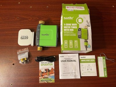 RainPoint 1 Zone WiFi Water Timer with WiFi Gateway