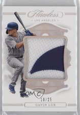 2020 Panini Flawless Patch /25 Gavin Lux #P-GL Patch 8d4