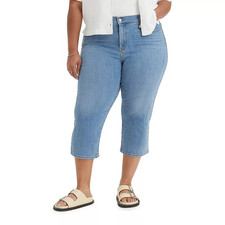 Plus Size Levi's 311 Shaping Skinny Capris, Size: 20 W, Lapis Level