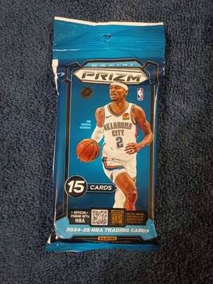 Sealed NBA 2024-25 Panini Prizm Jumbo Basketball Pack of 15 Trading Cards