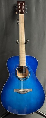 Yamaha TAS1E TransAcoustic Folk Acoustic-Electric Guitar Ultra Marine Finish 
