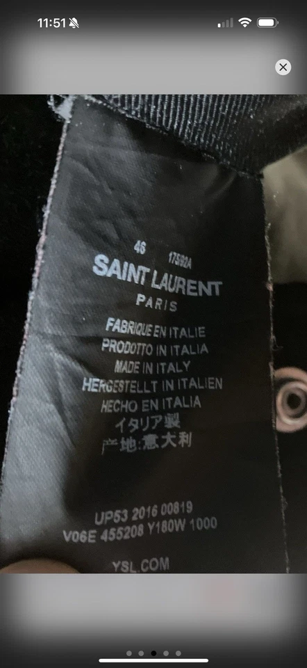 Chaqueta Saint Laurent Hedi Star Foto 3 de 4
