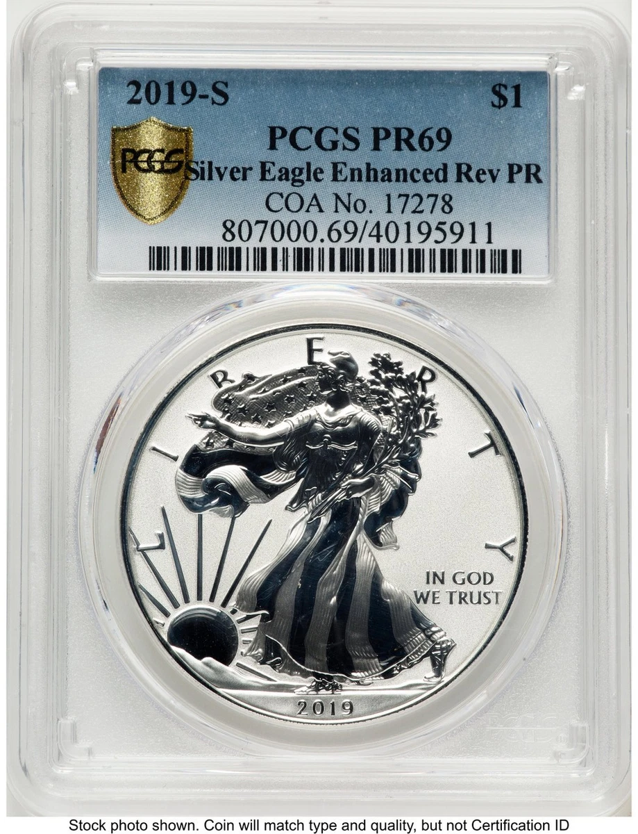 American Eagle PR 69 Graded 2019 Silver Bullion Coins for sale | eBay