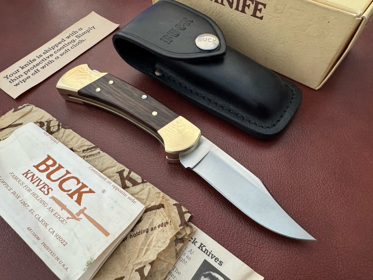 Vintage 1980-1981 Buck 112 Folding Knife Made In USA | eBay