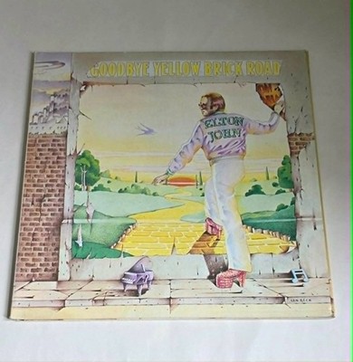 Elton John-Goodbye Yellow Brick Road 2XLP 1973 Tri-fold A3/B2/C3/D3 EX/VG+