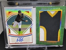 2025 Boys of Summer Gold Parallel Paul Skenes Jumbo Swatch Booklet 9/10 #JSB-PSK