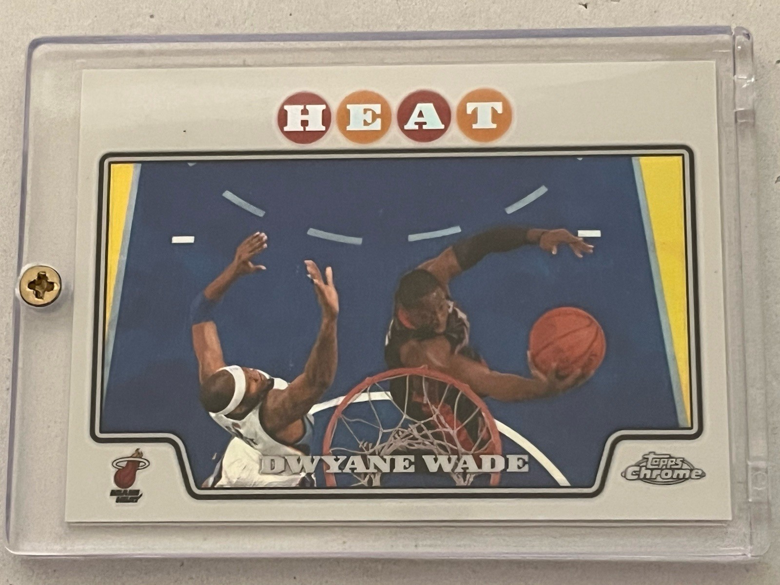 2008-09 Topps Chrome - Dwyane Wade Refractor HOF FINALS MVP📈🤯🔥