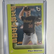 2024 Topps Brooklyn Collection Paul Skenes Chartreuse Rookie #37 /99 Pirates
