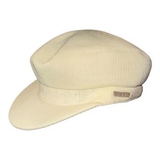 Image of Kangol Cap Size L Cream Tropic Enfield Newsboy Hat Mod Casual Baker Boy 2325BC03