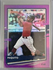 2020 Panini Donruss - Nickname Variation Francisco Lindor #148 Holo Purple...