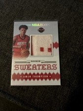 2023-24 Panini NBA Hoops - Rookie Sweaters Amen Thompson #RSW-AMT (MEM, RC)