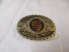 VINTAGE PORSCHE STUTTGART BELT BUCKLE