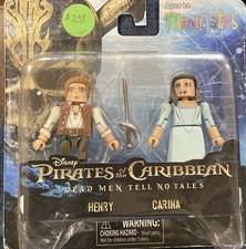 Disney Pirates Of The Caribbean Dead Men Tell No Tales Henry & Carina Set NEW