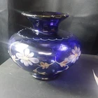 Fenton Royal Purple Colonial Scroll Vase, LE 564/2950 Historic Collection w/papr