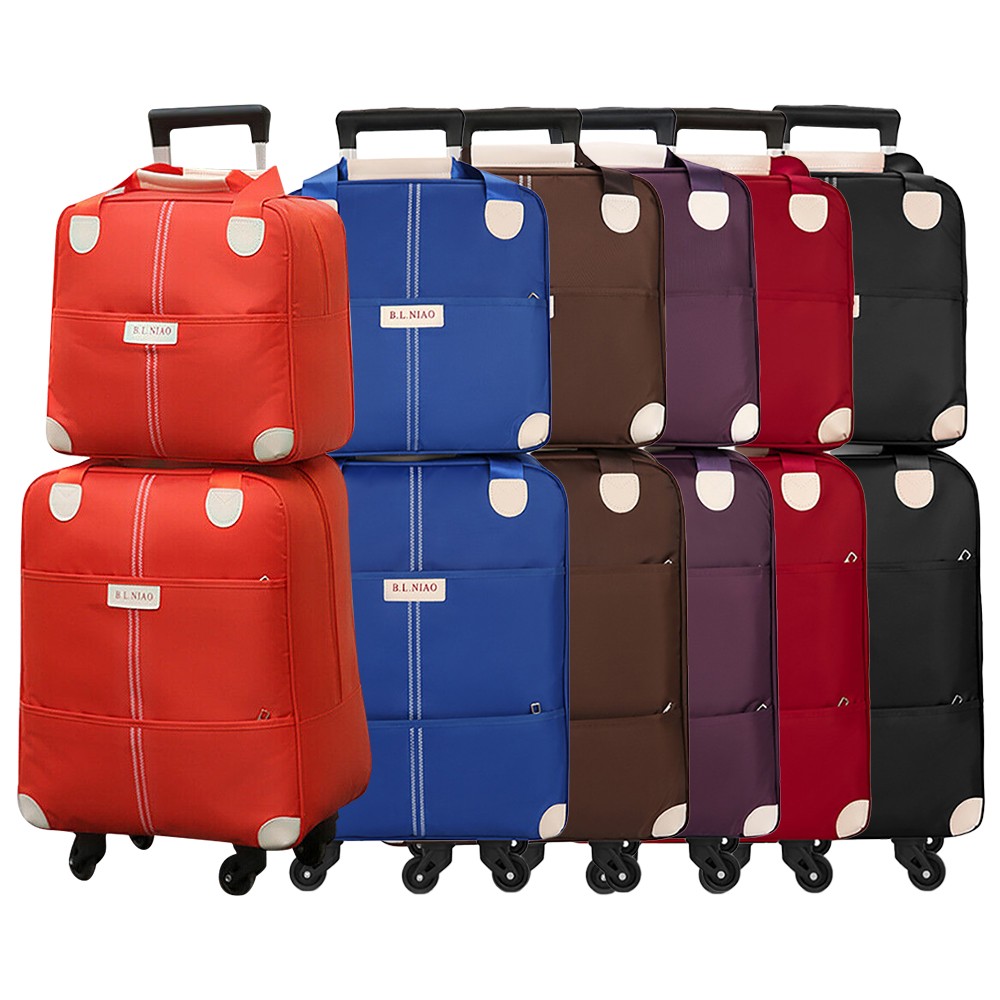 Sets Lightweight Durable Spinner Suitcase Carry On Bag