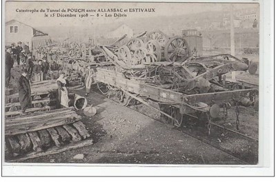 POUCH-Eisenbahnkatastrophe zwischen ALLASSAC und ESTIVAUX (Zug) - tr