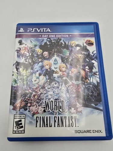 World of Final Fantasy (PS Vita, 2016) [Day One Edition] Complete CiB